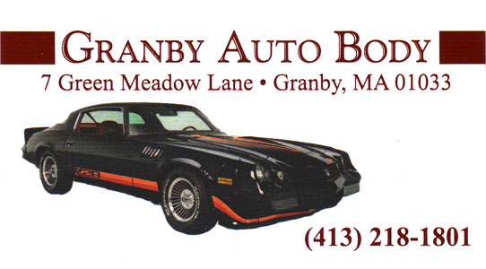 Granby Auto Body 7 Green Meadow Lane Granby, MA 01033 413-218-1801